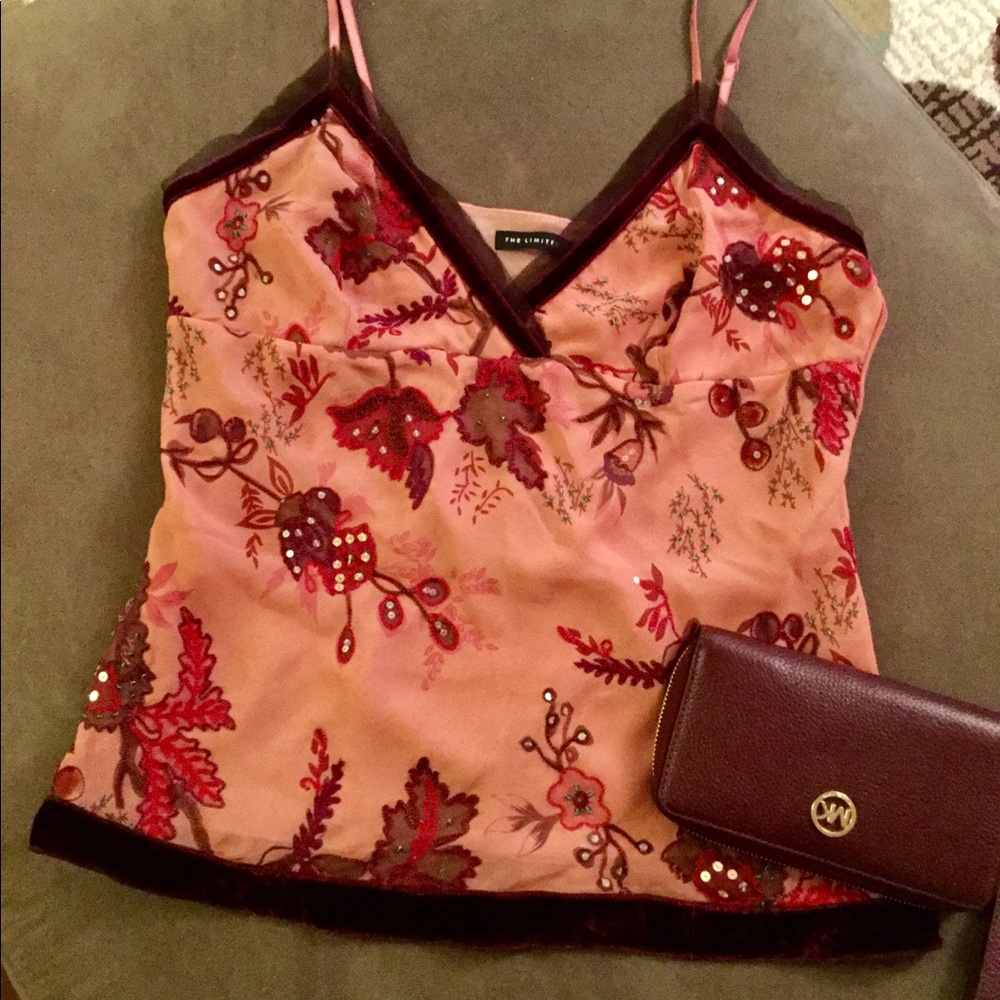 💕 The Limited Floral Camisole Top, Size L.  💕